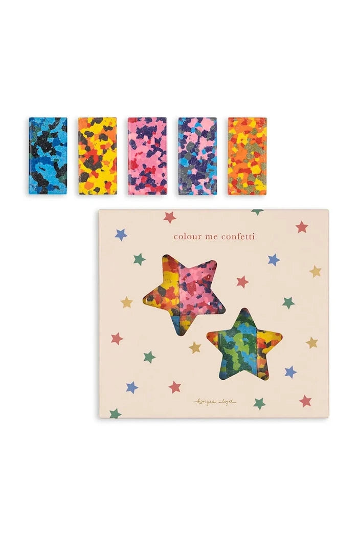 Konges Sløjd Çocuklar için Pasteller CONFETTI CRAYONS
