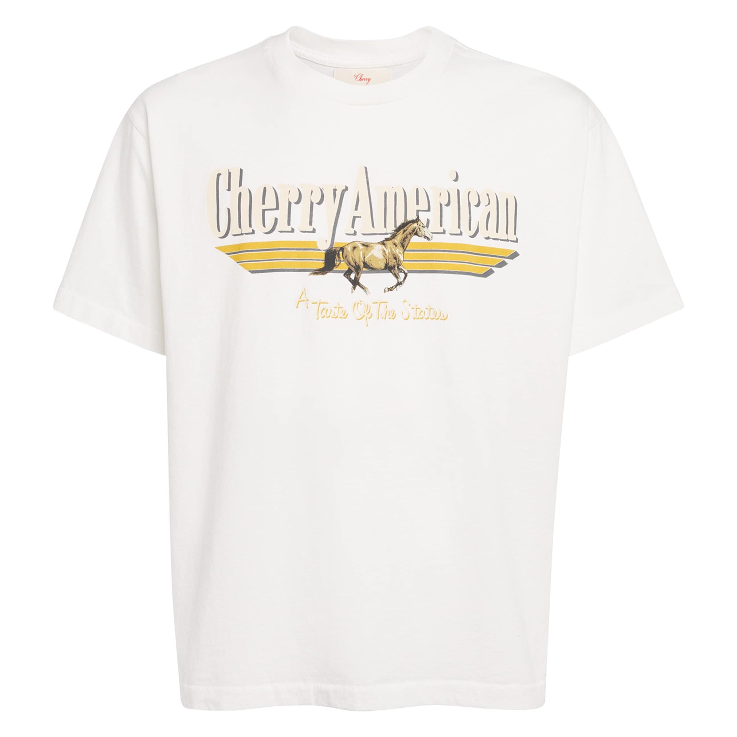 Cherry Los Angeles Cotton Logo Print Coast to Coast T-Shirt