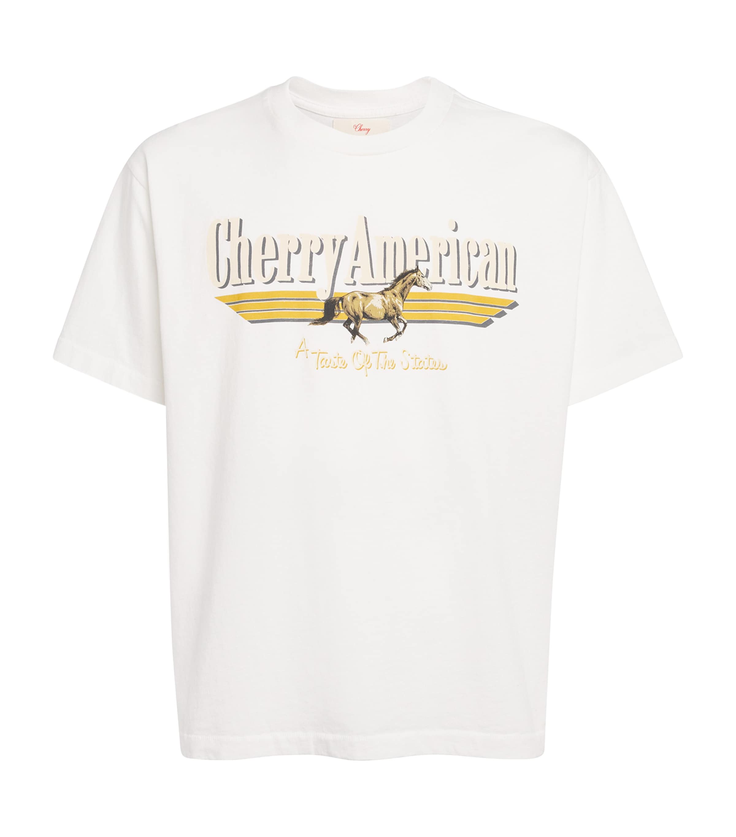 Cherry Los Angeles Cotton Logo Print Coast to Coast T-Shirt