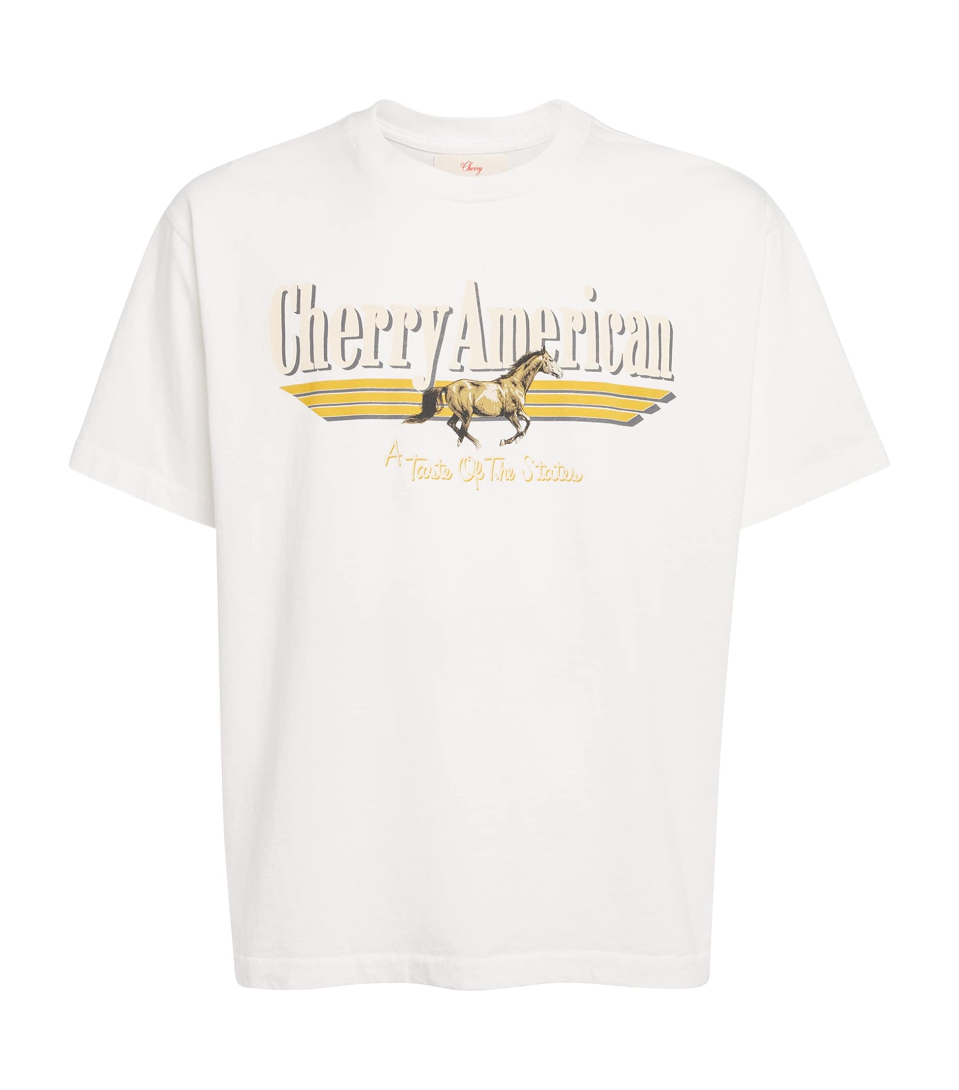 Cherry Los Angeles Cotton Logo Print Coast to Coast T-Shirt