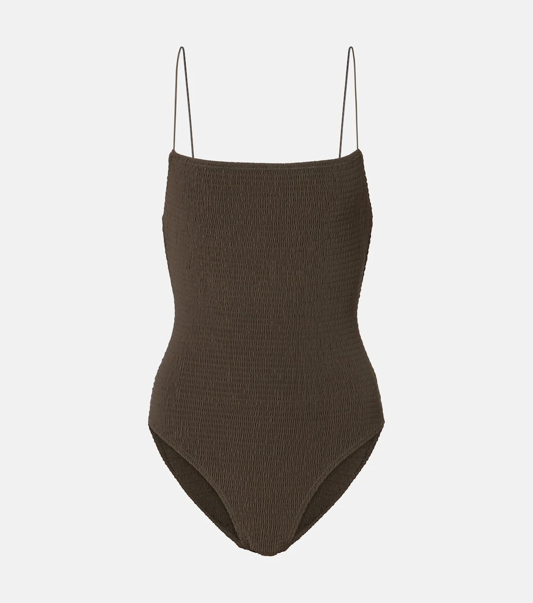 Toteme - Shirred jersey swimsuit