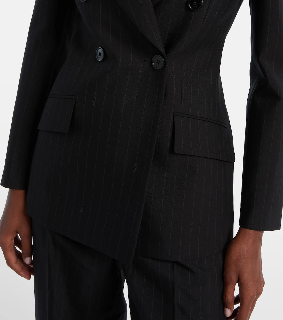 Gucci - Pinstripe wool blazer