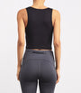 Black Studio Cut-Out Crop Top