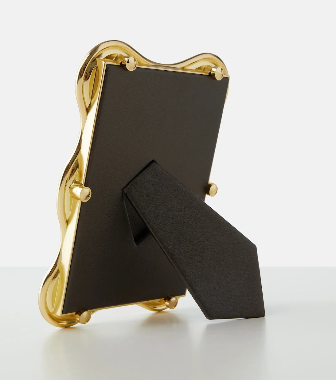 L'Objet - إطار صور ريبل مطلي بالذهب عيار 24 قيراط