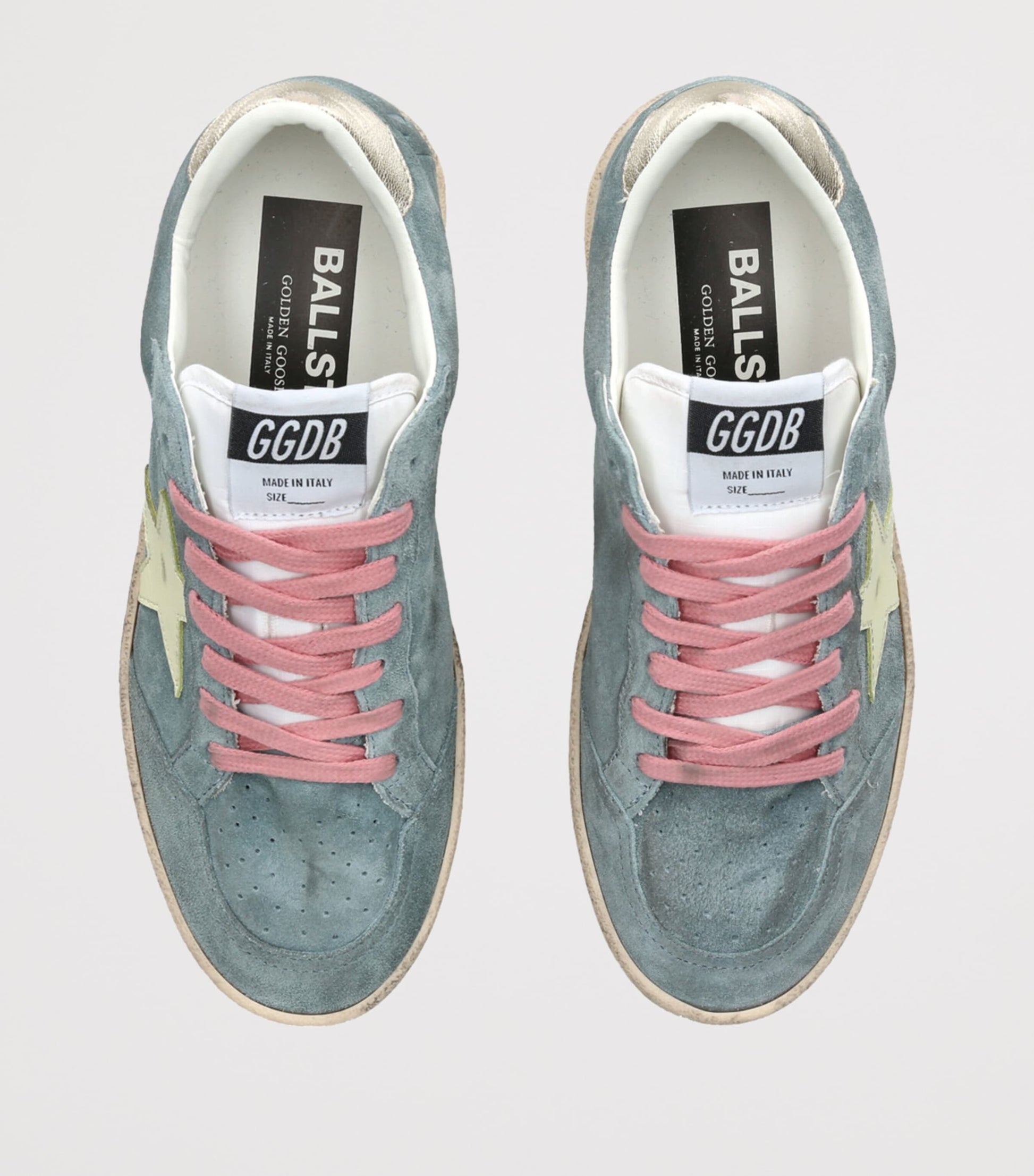 Blue Suede Ball Star Sneakers