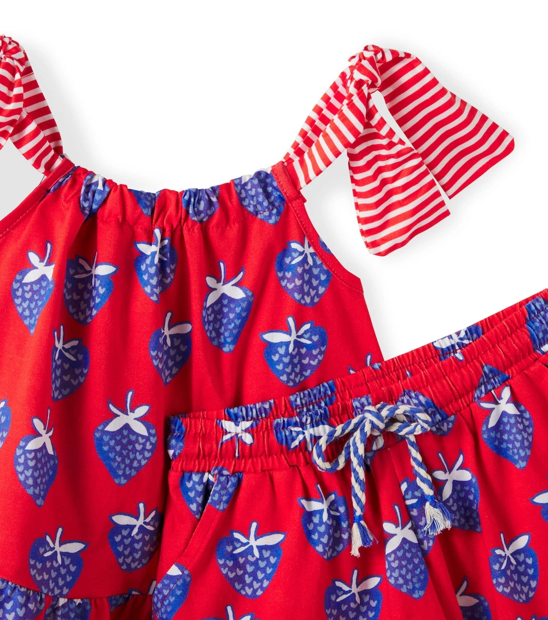 Fábula - Silvestre cotton top and shorts set