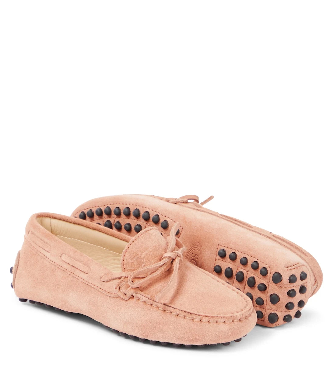 Tod's Junior - Gommino suede mocassins