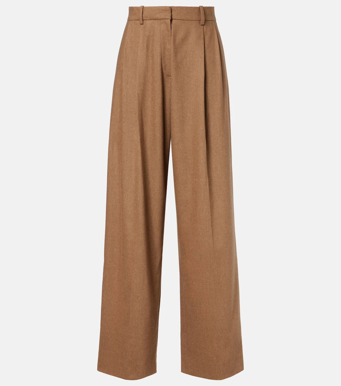 Khaite - August high-rise wool straight pants