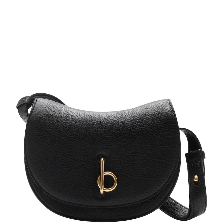 Burberry Black Mini Leather Rocking Horse Shoulder Bag