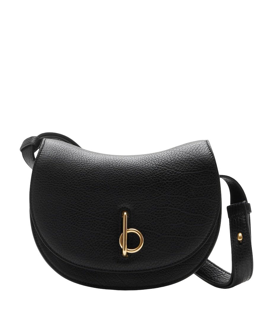 Burberry Black Mini Leather Rocking Horse Shoulder Bag