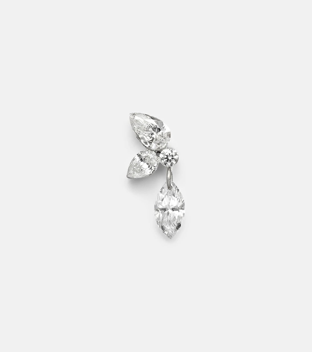 Maria Tash - 18kt white gold earring with diamonds