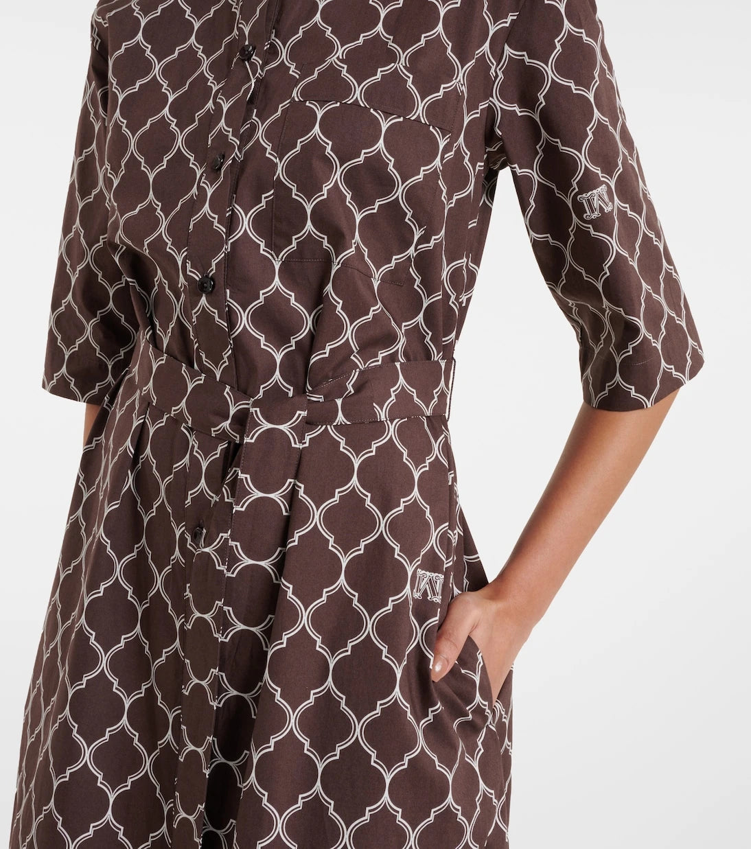 Max Mara - Daniel printed cotton shirt dress