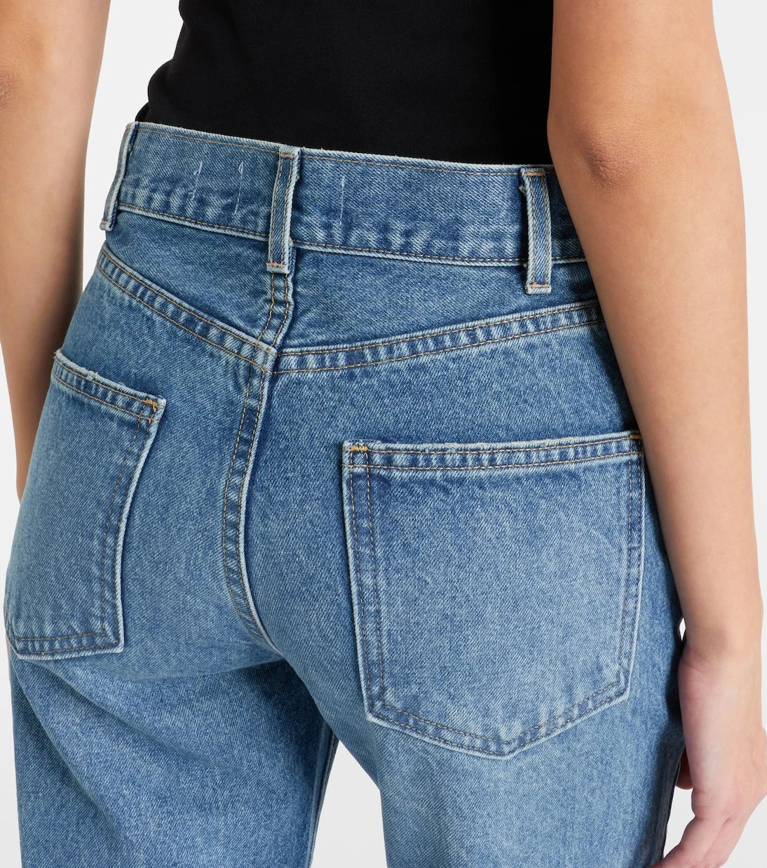 Nili Lotan - Joan mid-rise straight jeans