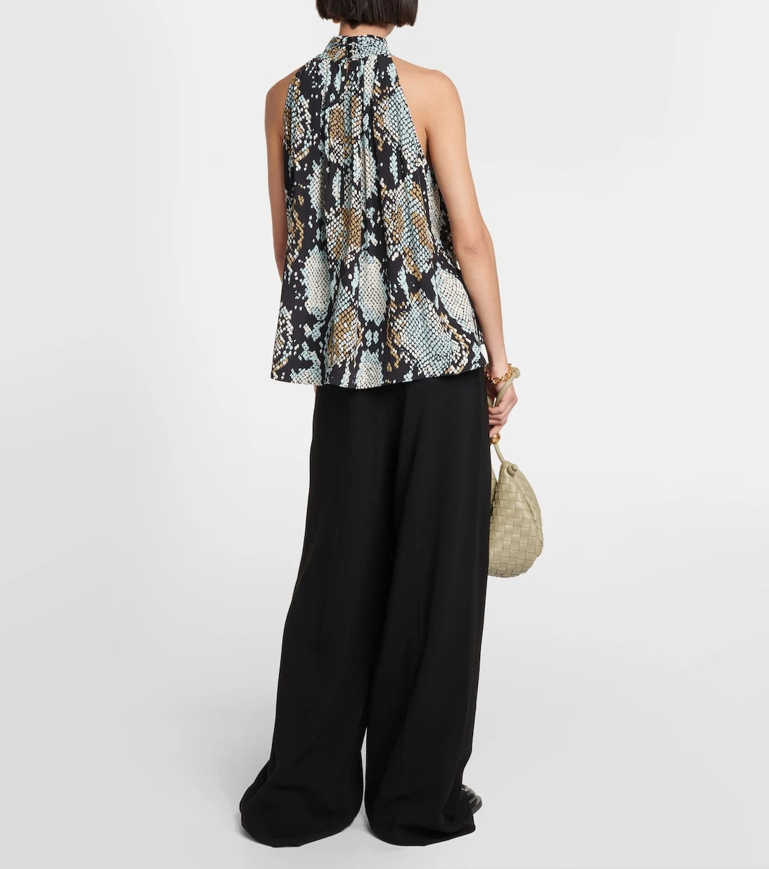 Proenza Schouler - Printed high-neck top