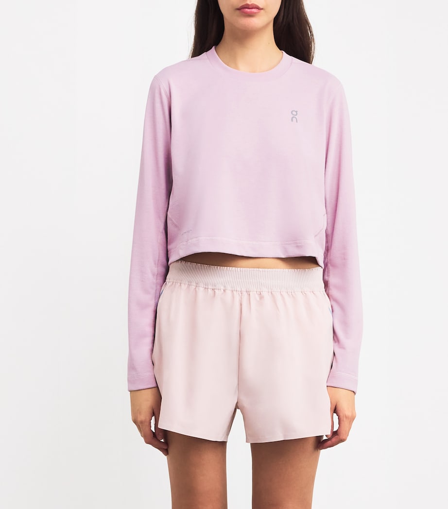 On Purple Train Long-T Top