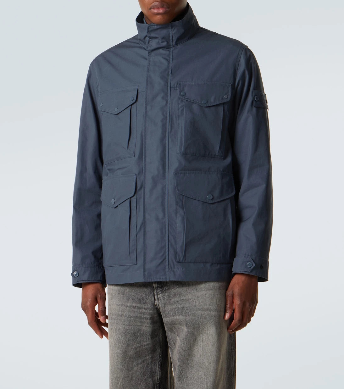 Stone Island - Compass cotton canvas field jacket
