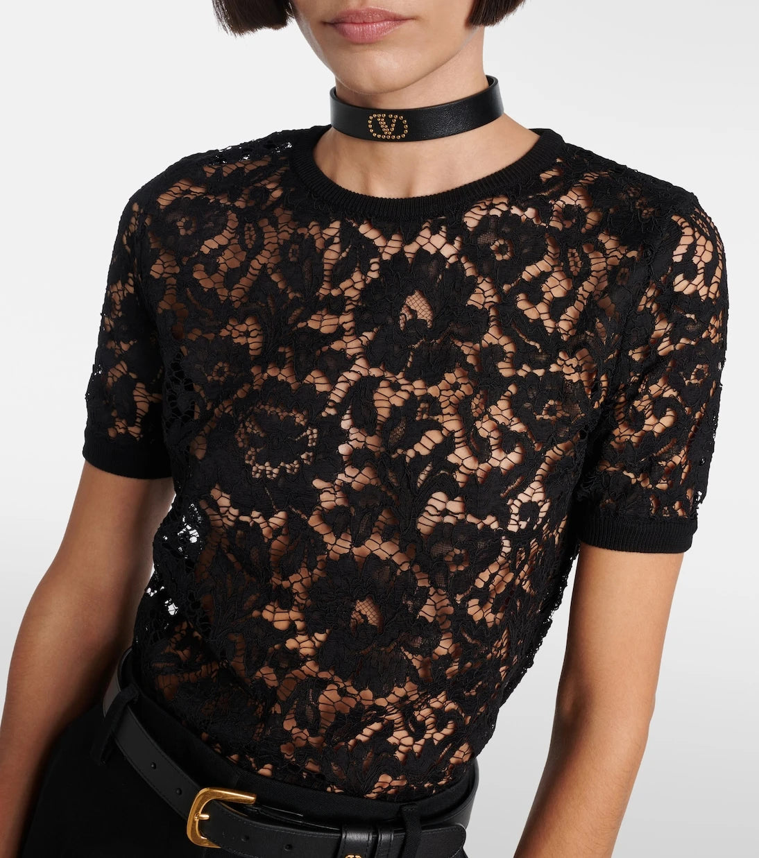 Valentino - Floral lace top
