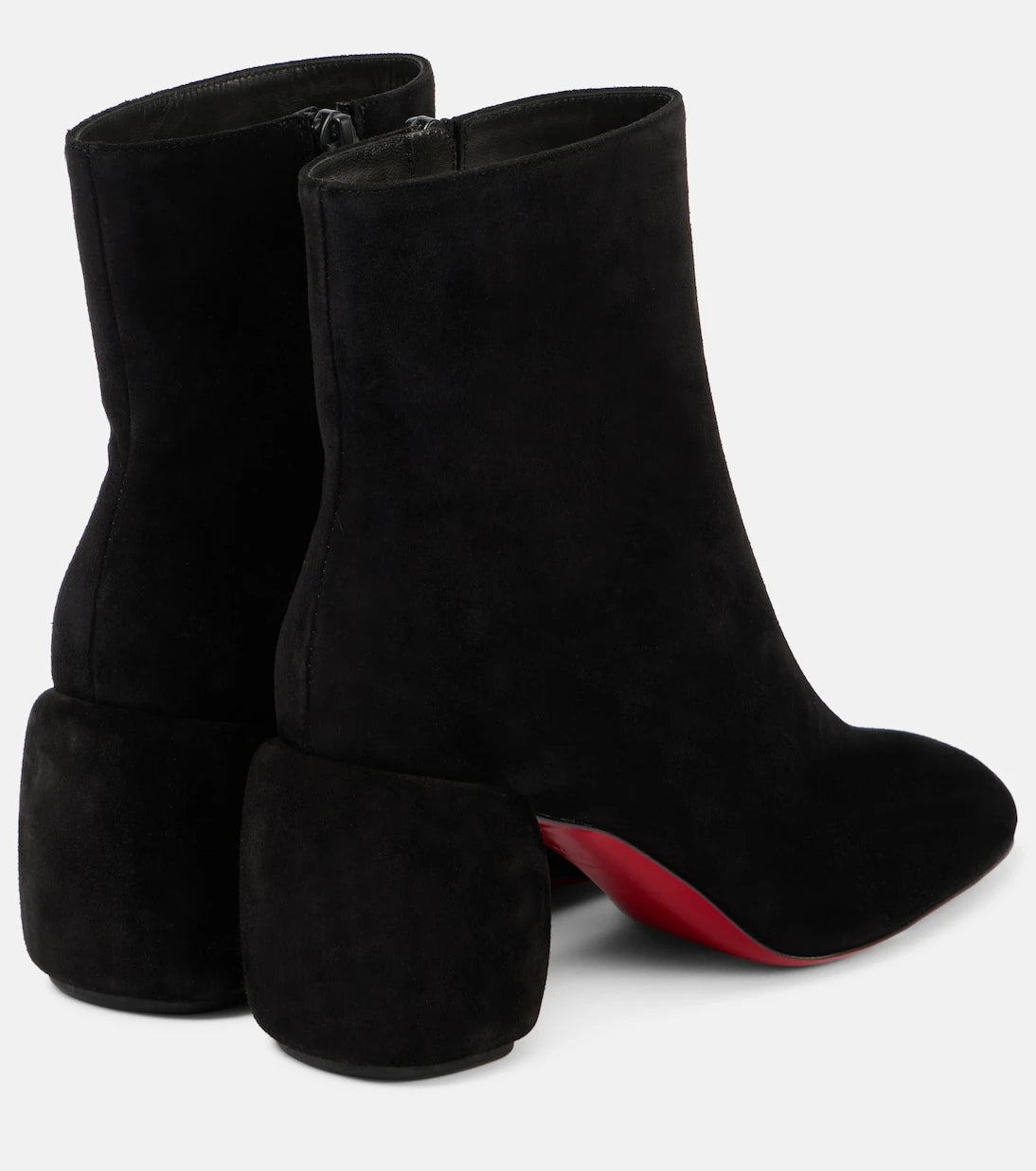 Christian Louboutin - Minny Booty 70 suede ankle boots
