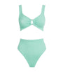 Hunza G Blue Nadine Pearl Hoop Bikini
