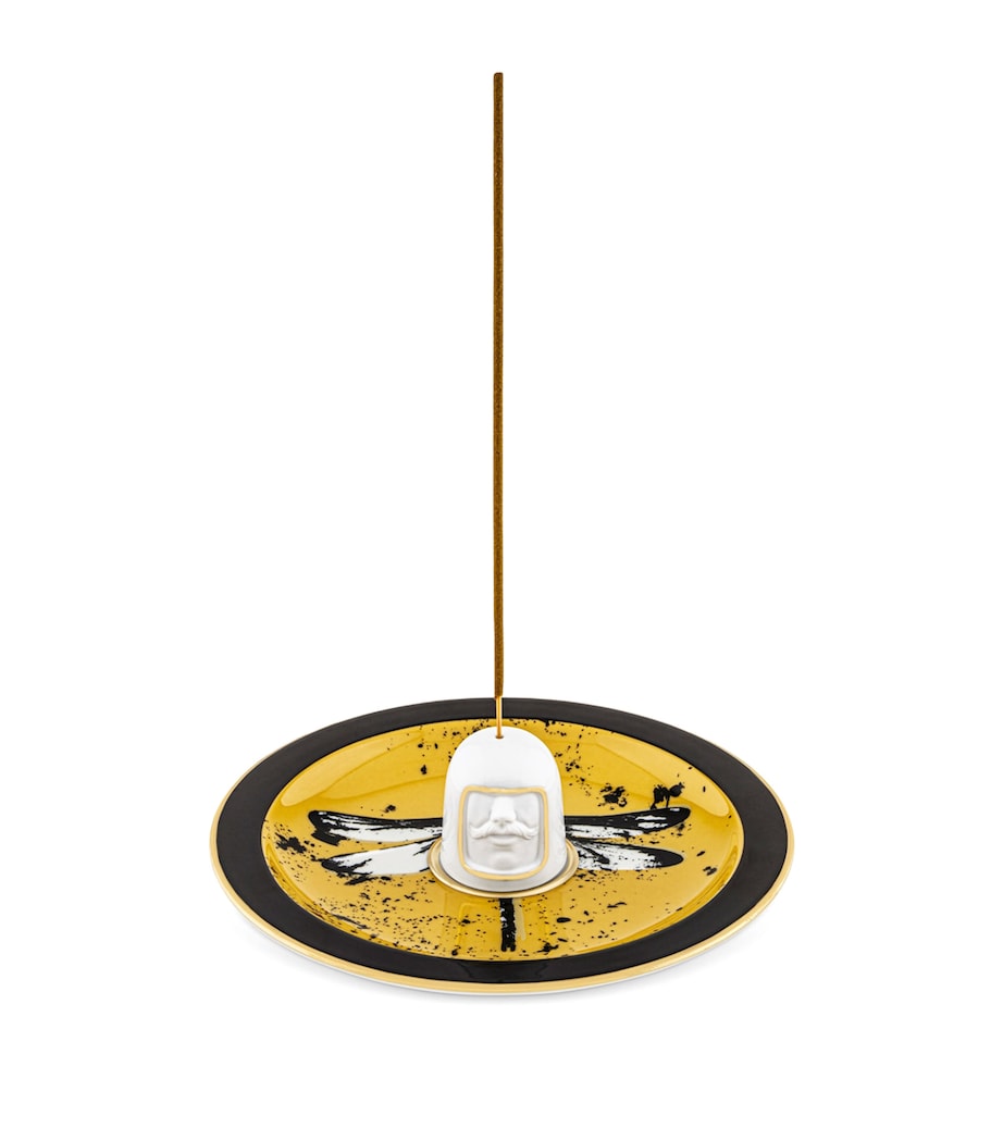 GINORI 1735 Porcelain Il Frate Saffron Incense Burner