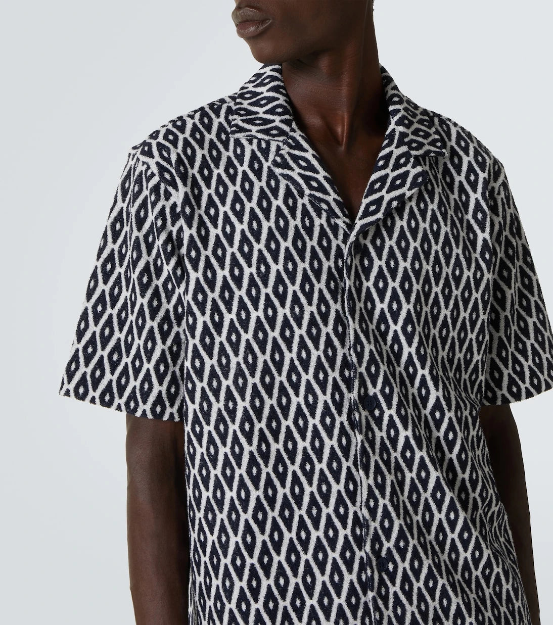 Orlebar Brown - Printed cotton-blend terry shirt