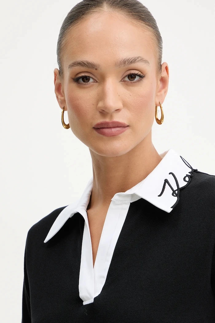 Памучна тениска Karl Lagerfeld KARL SIGNATURE