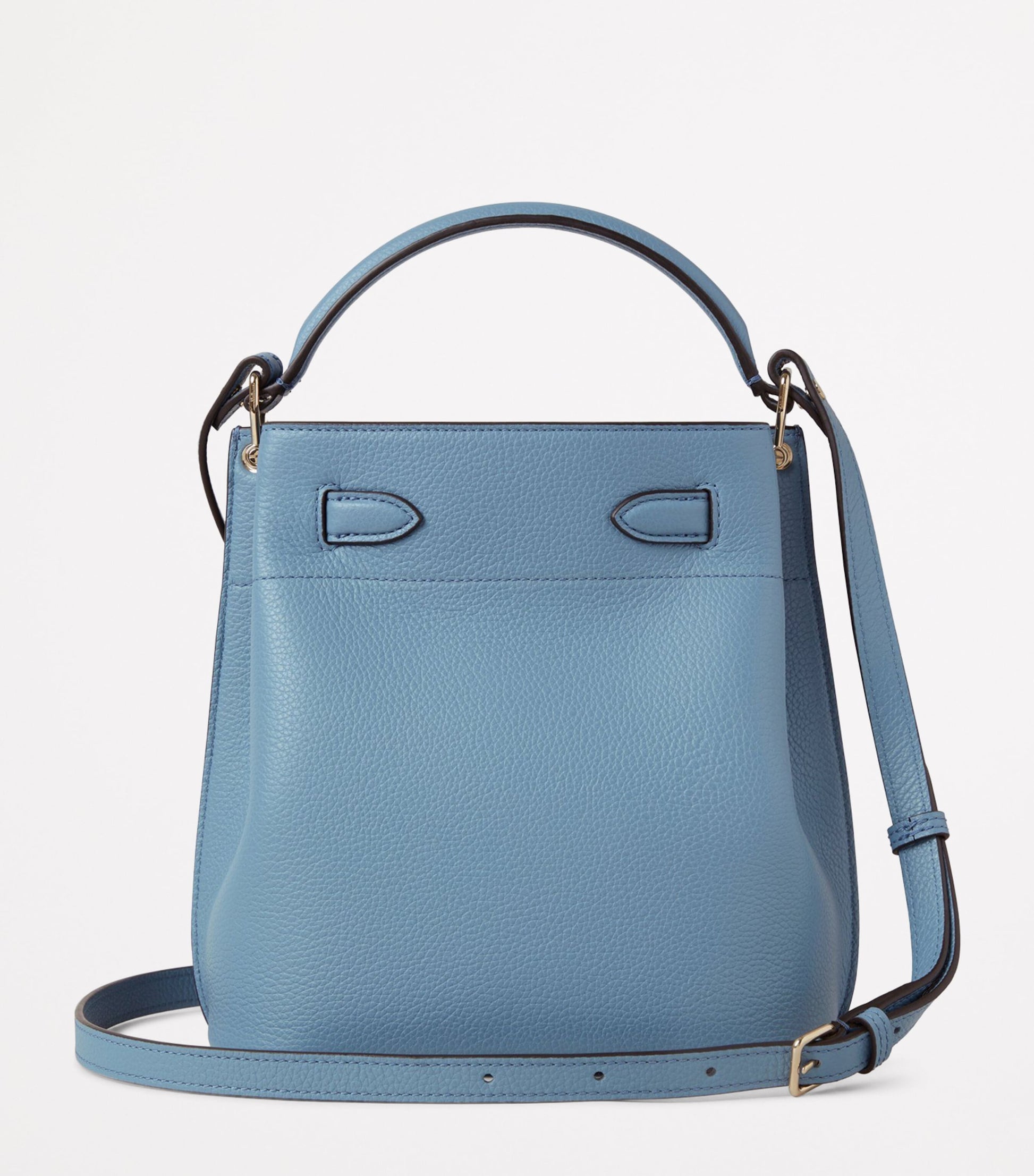 Mulberry Leather Islington Bucket Bag BRIGHTON BLUE