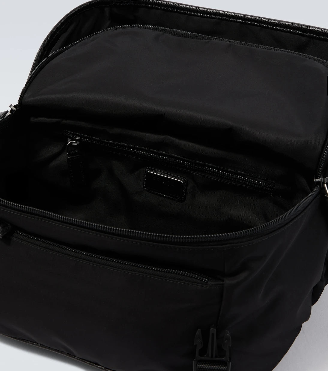Prada - Re-Nylon leather-trimmed shoulder bag