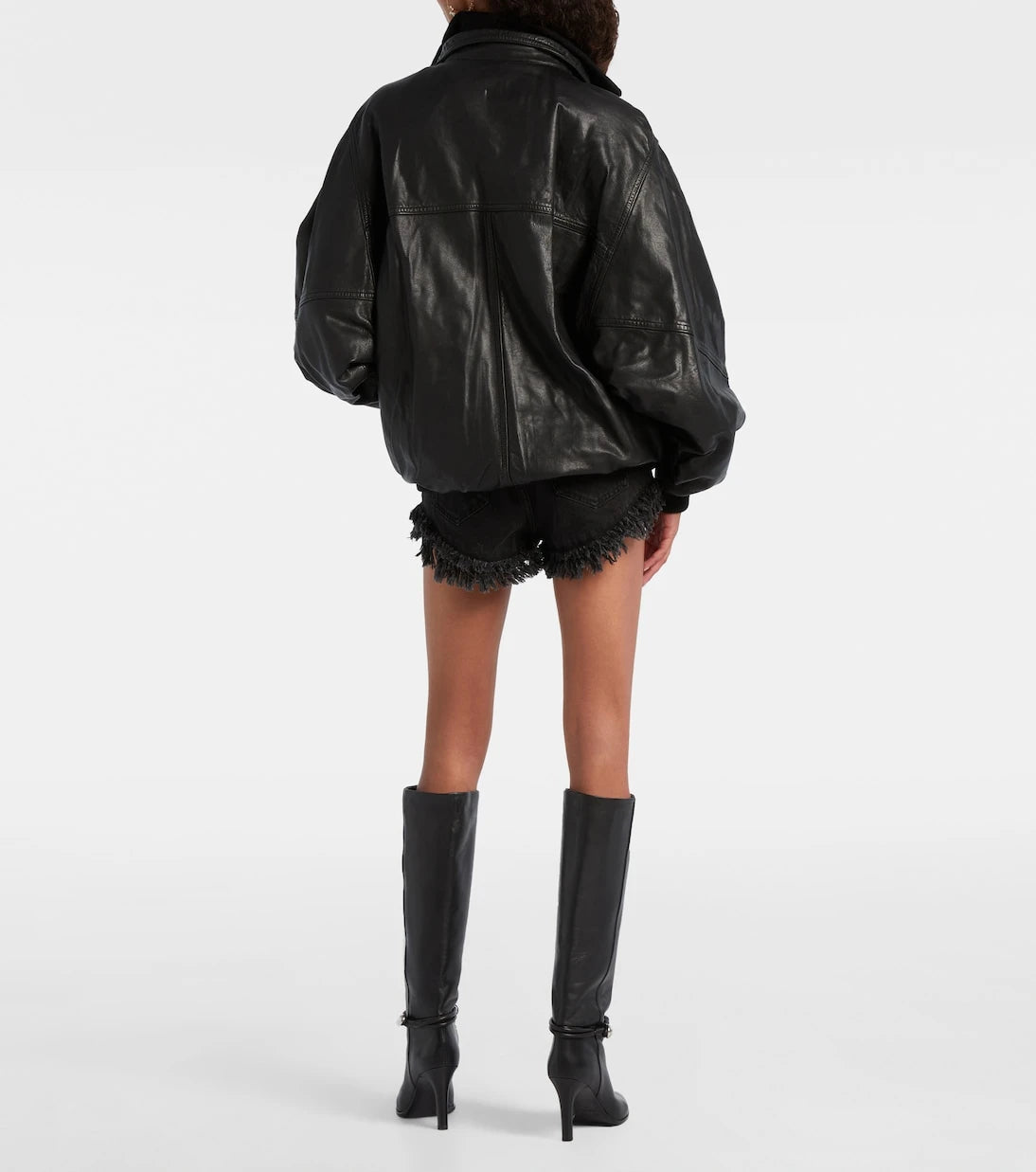 Isabel Marant - Dorry oversized leather jacket