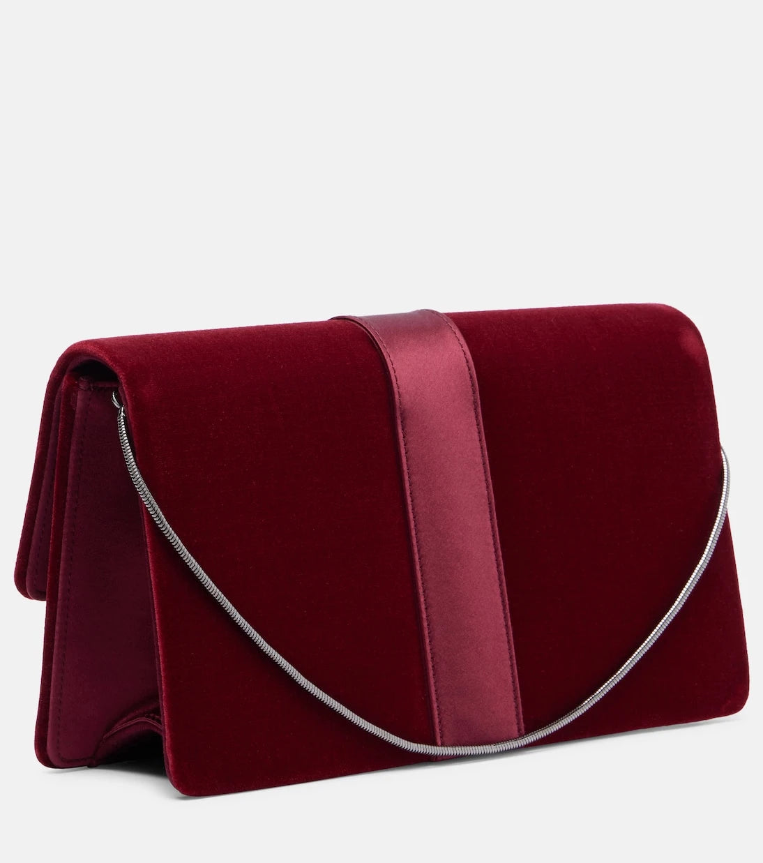 Manolo Blahnik - Capri embellished velvet clutch