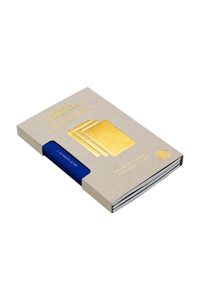 Octaevo Blue Passport Defter Seti (3'lü)