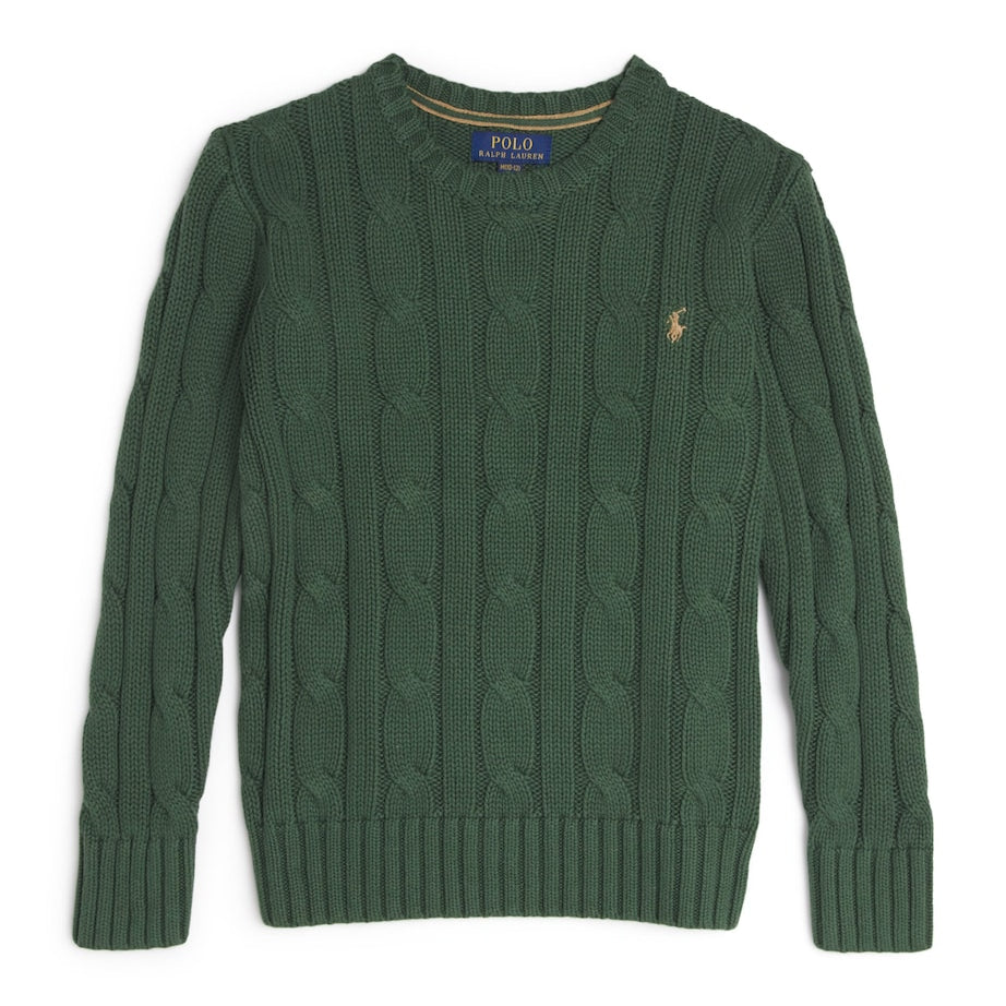 Ralph Lauren Kids Cotton Cable-Knit Sweater (6-14 Years)