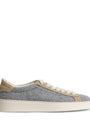 Eleventy Wool Suede-Trim Sneakers