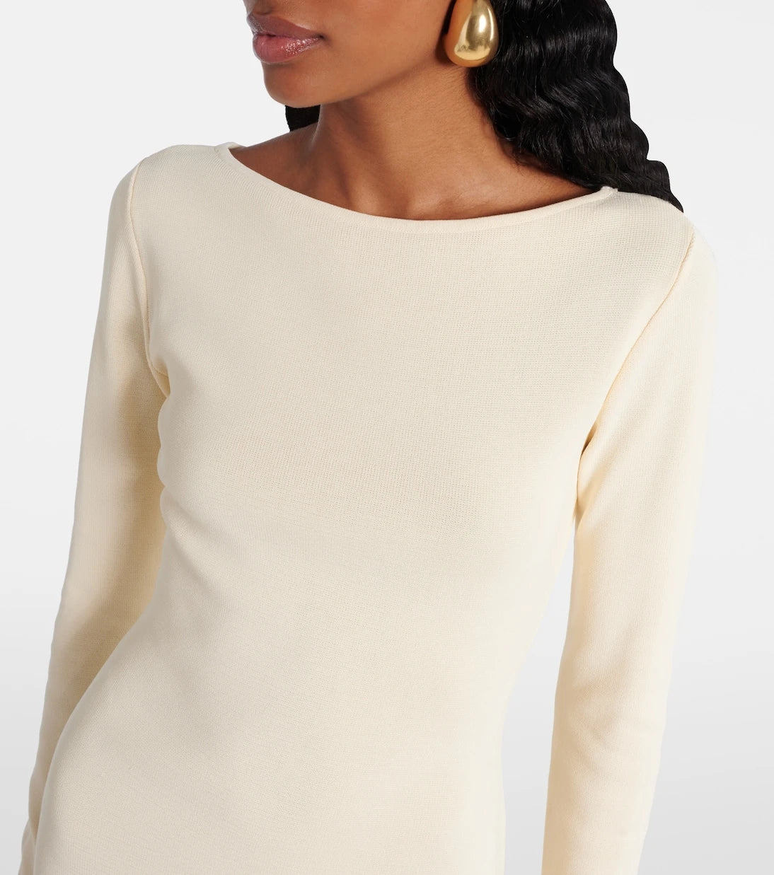 Same - Ruffled knitted minidress