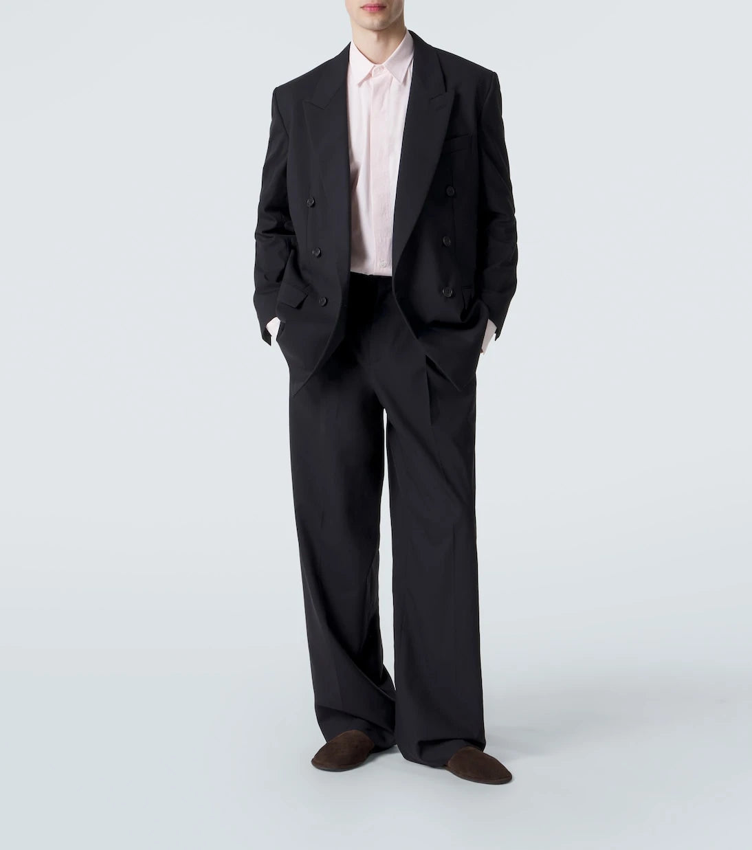 The Row - Thom wool wide-leg pants