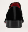 Christian Louboutin Chambeliss Night Strass Velvet Derby Shoes