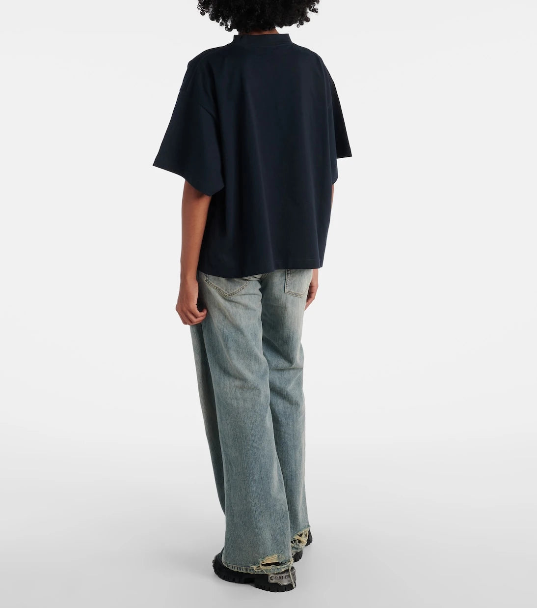 Balenciaga - Logo cotton jersey T-shirt