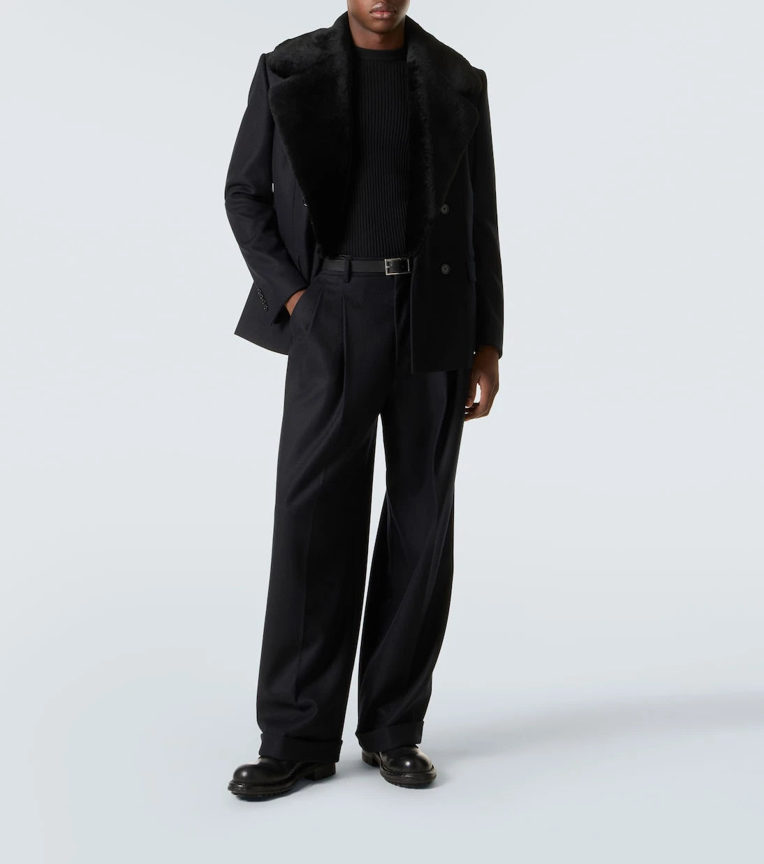 Dolce&Gabbana - Virgin wool wide-leg pants