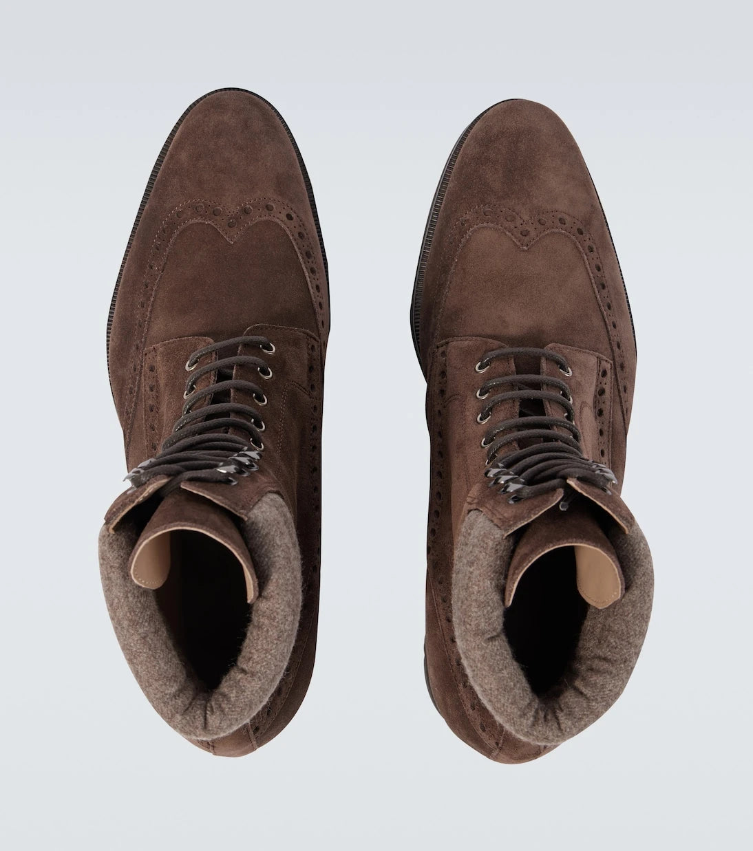 Manolo Blahnik - Sapele suede lace-up boots