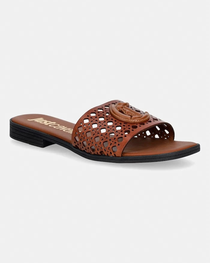Just Cavalli Deri Terlik