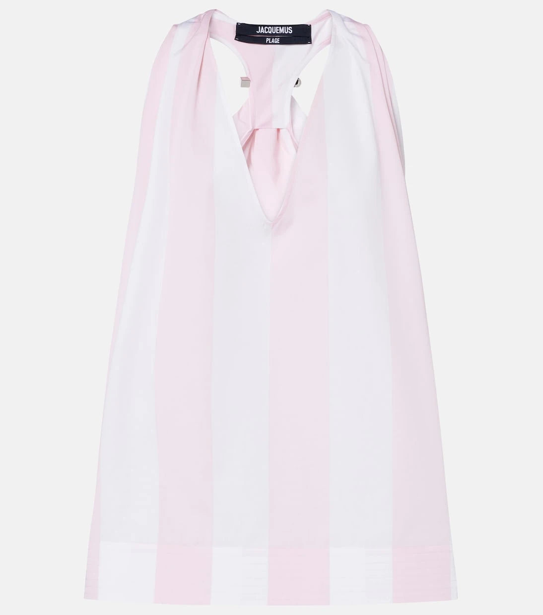 Jacquemus - Norma striped cotton poplin top