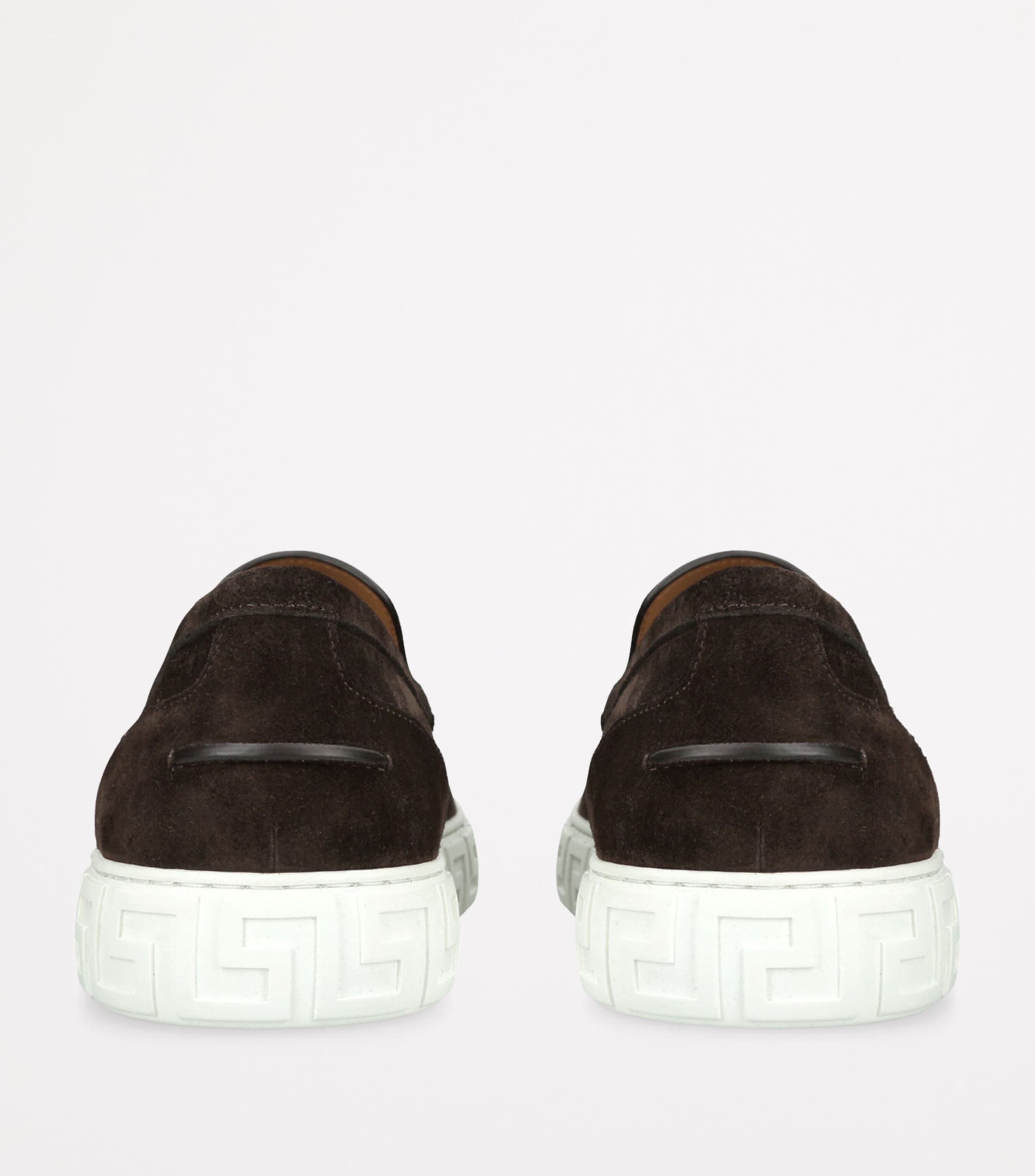Suede Medusa Loafers