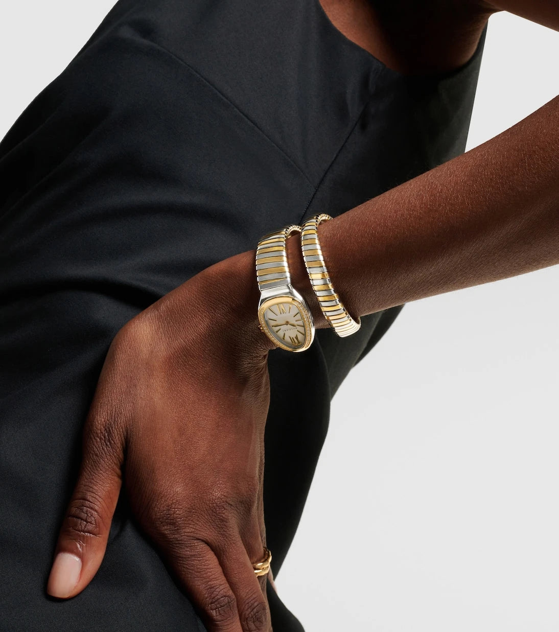 Bvlgari - Serpenti Tubogas watch with diamonds