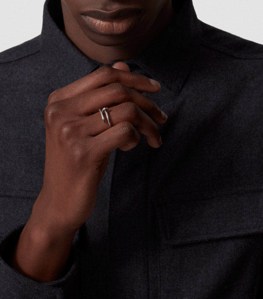 Cartier Small White Gold Juste un Clou Ring