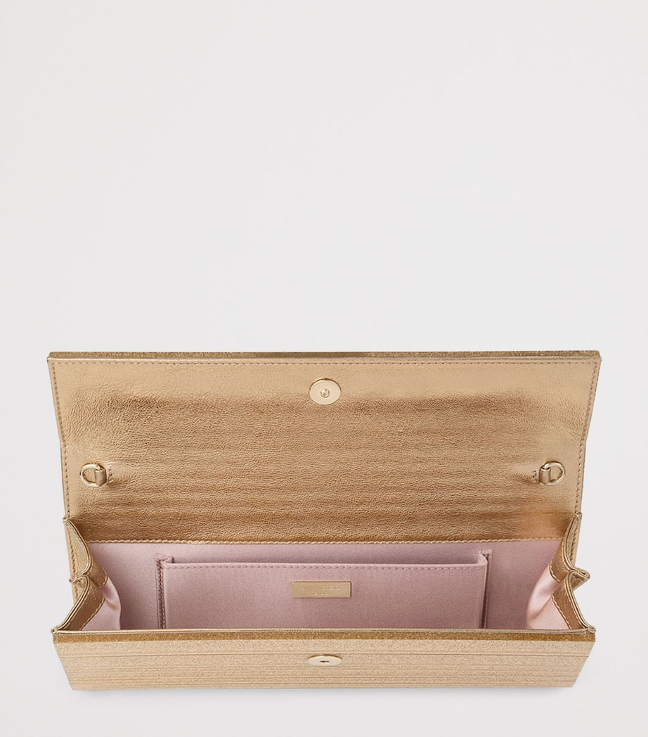 Jimmy Choo Gold Sweetie Clutch Bag