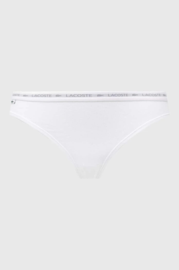 Lacoste Pamuk ve Elastanlı Kadın String Külot 3'lü