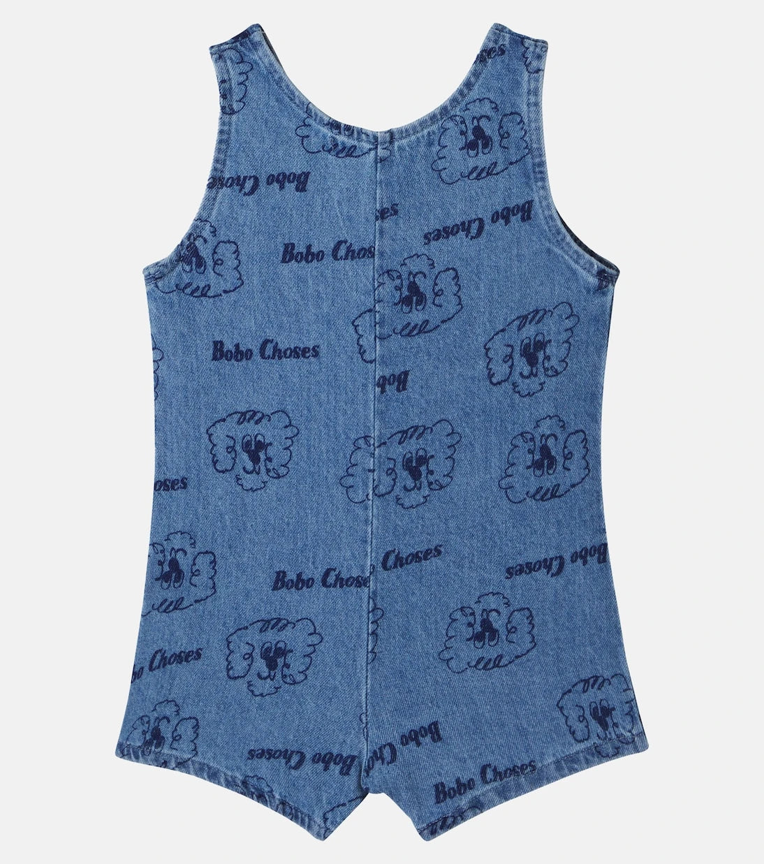 Bobo Choses - Baby Pickles The Dog denim playsuit