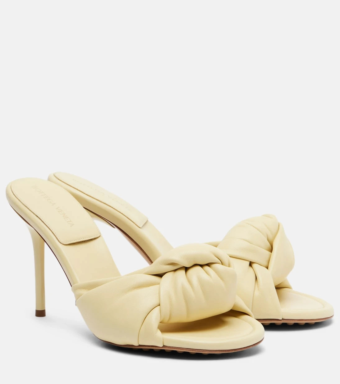 Bottega Veneta - Cherry leather mules
