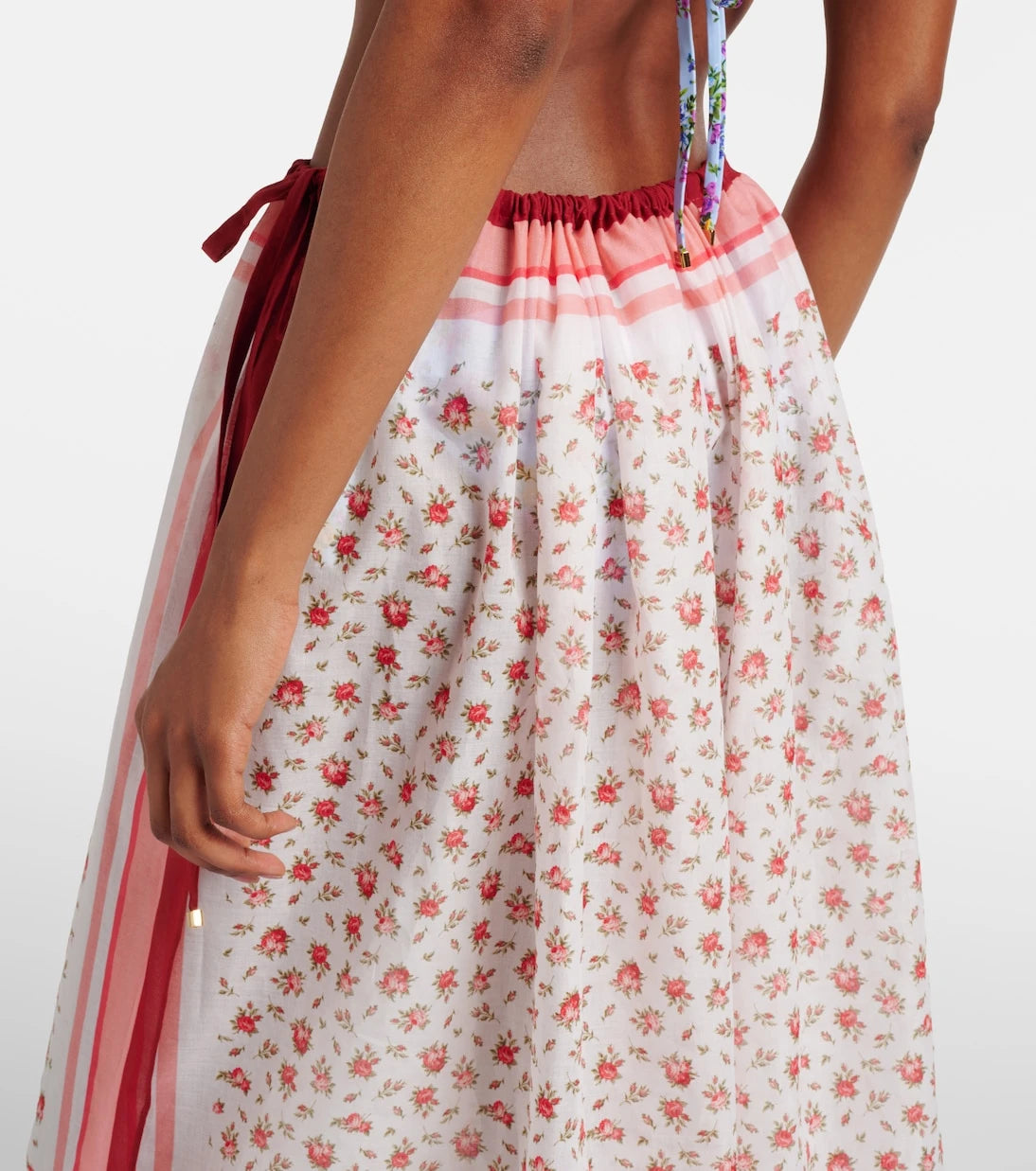 Dolce&Gabbana - Floral cotton beach cover-up