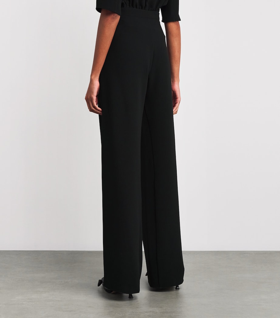 Edeline Lee Black Twist Tailored Trousers
